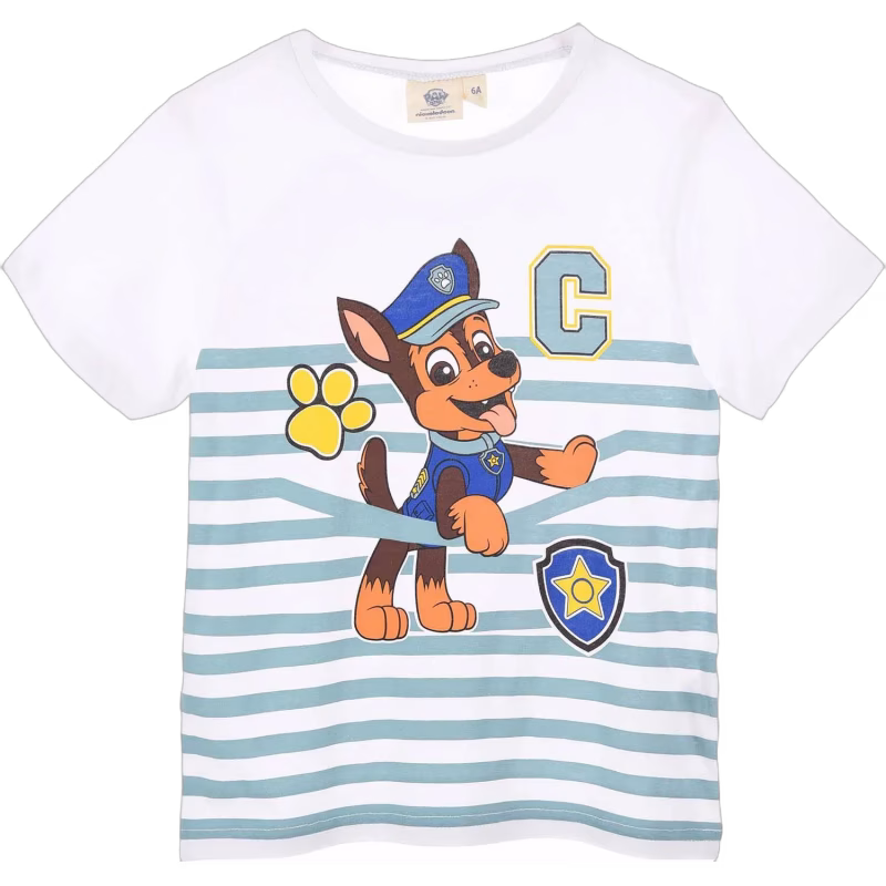 Paw Patrol T-shirt, White, 6 år