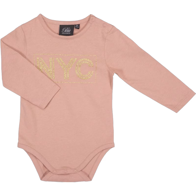 Petit By Sofie Schnoor Body, Dusty Rose 68, Bebiskläder
