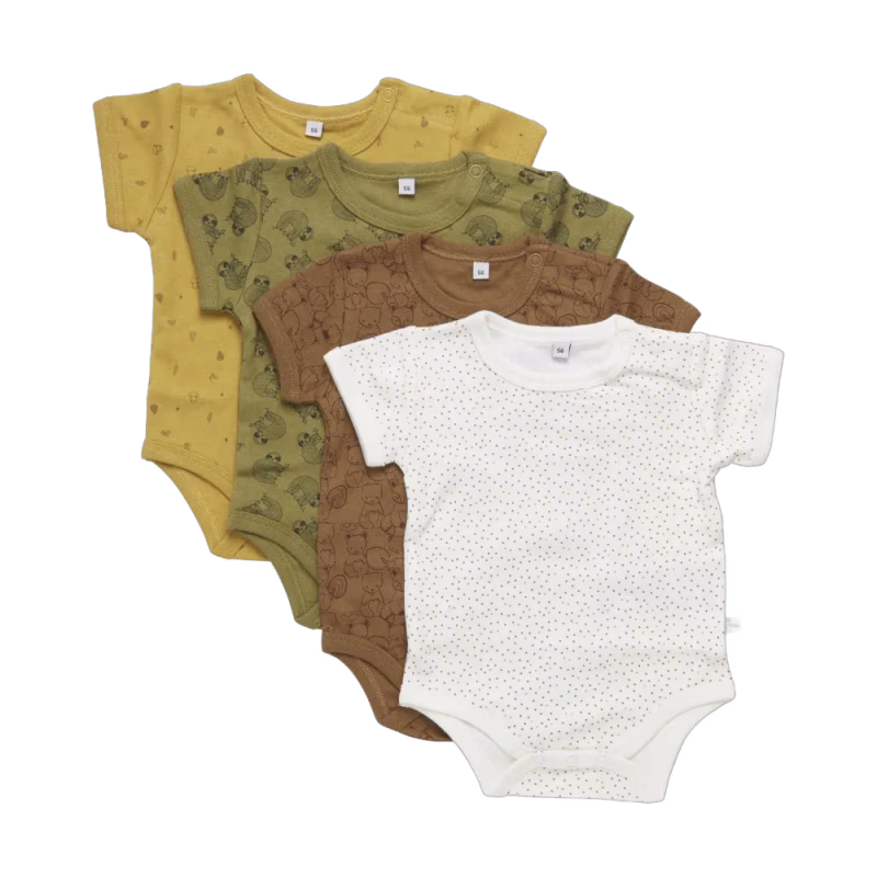 Pippi Kortärmad Body 4-pack Tinsel