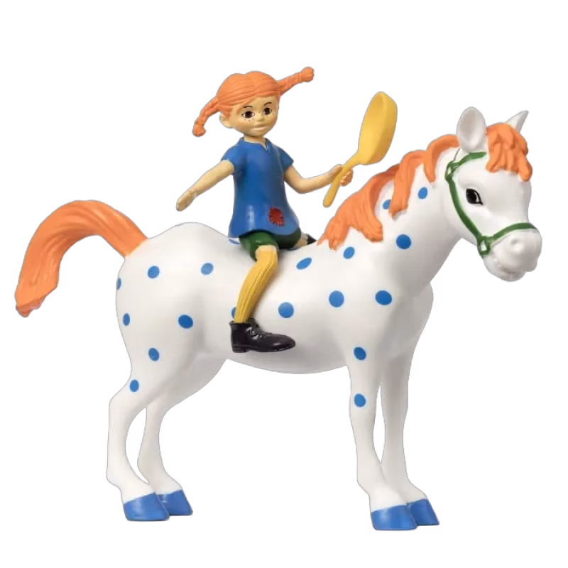 Pippi Långstrump Figurset Pippi och Lilla Gubben