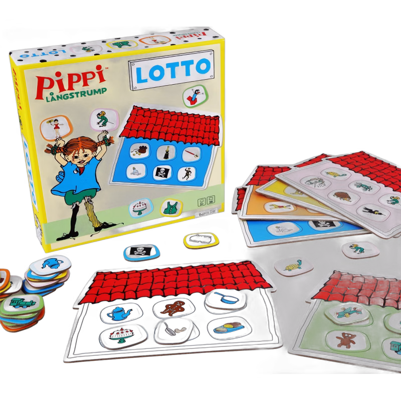 Pippi Långstrump Pippi Långstrump Lotto Spel