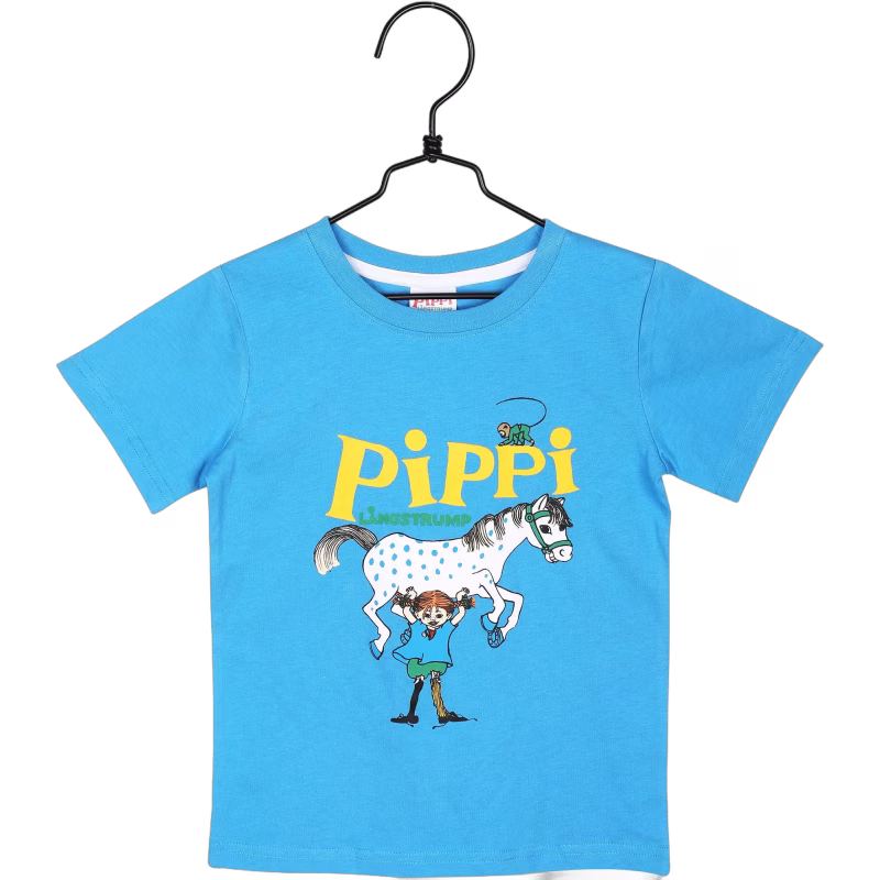 Pippi Långstrump T-Shirt, Blå, 140-146