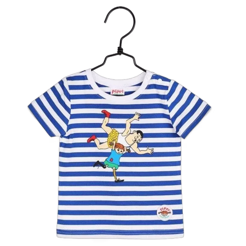Pippi Långstrump Vinnare T-Shirt, Blå, 62-68