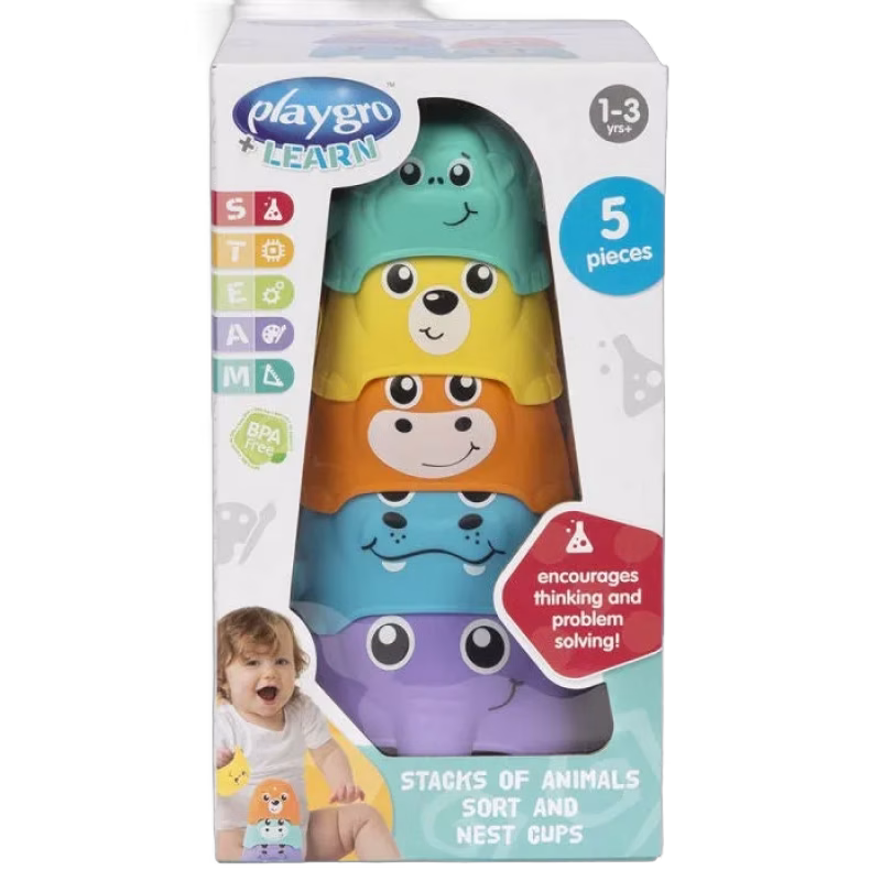 PlayGro Stacks Of Animals Sort