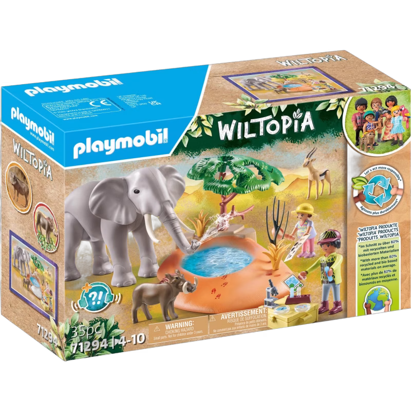 Playmobil 71294 Wiltopia Byggsats Elefant Vid Vattenhålet
