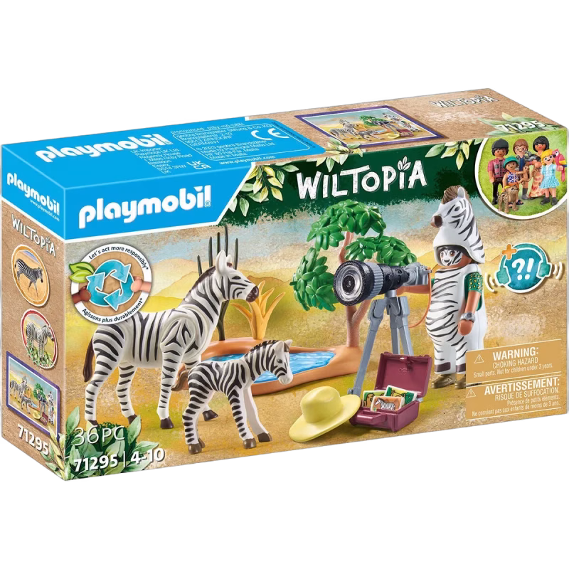Playmobil 71295 Wiltopia Byggsats Djurfotograf