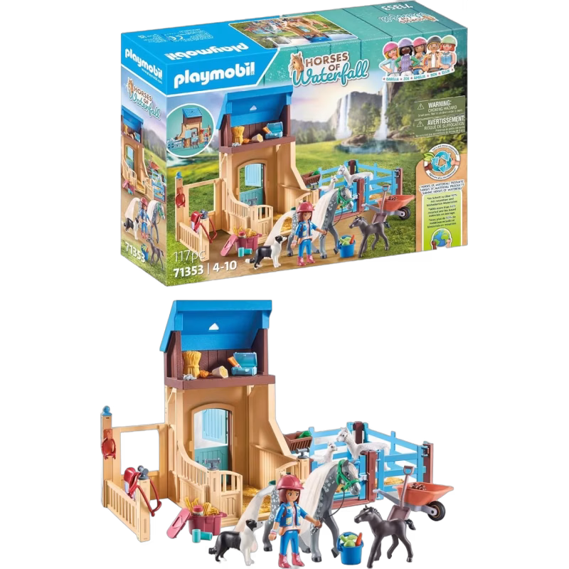 Playmobil 71353 Horses of Waterfall Byggsats Amelia &  Whisper med Hästbox