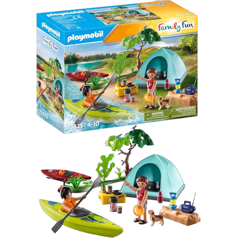 Playmobil 71425 Family Fun Lägerplats med Lägereld