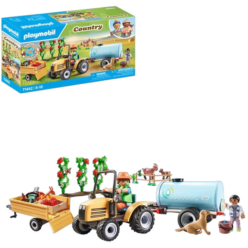 Playmobil 71442 Country Byggsats Traktor med Släpvagn