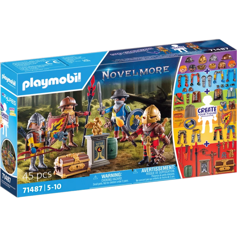 Playmobil 71487 Novelmore Byggsats Mina Figurer: Riddare Av Novelmore