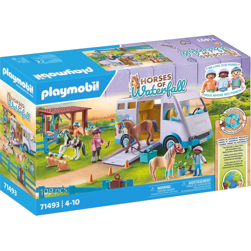 Playmobil 71493 Horses of Waterfall Byggsats Ridskola