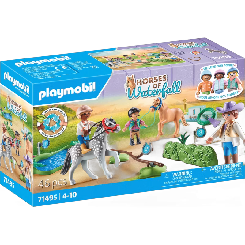 Playmobil 71495 Horses of Waterfall Byggsats Ponnyturnering