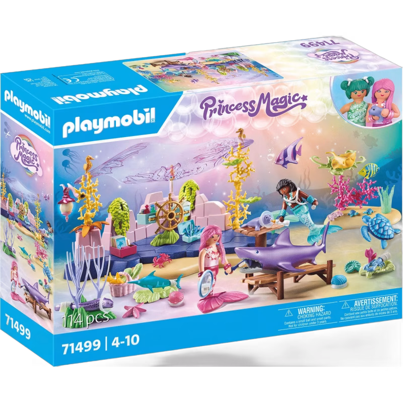 Playmobil 71499 Princess Magic Byggsats Havsdjursvård Av Sjöjungfrur