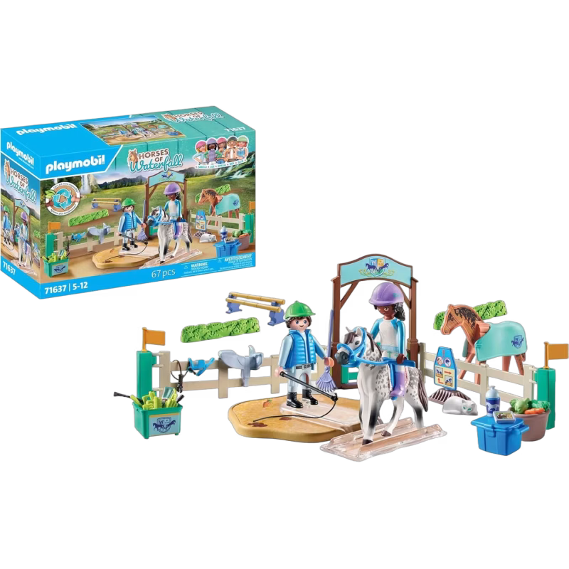 Playmobil 71637 Horses of Waterfall Byggsats Modern Ridskola