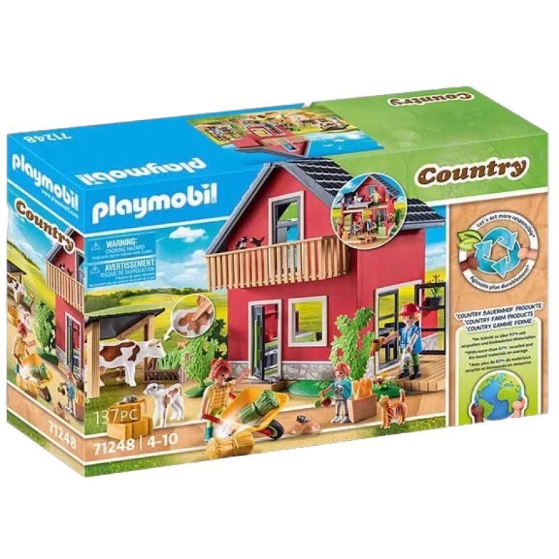 Playmobil Country Farmhouse with Outdoor Area Byggsats