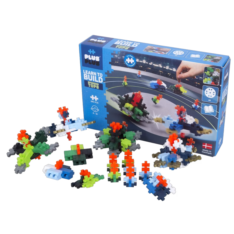 Plus-Plus Spinning Top Challenge