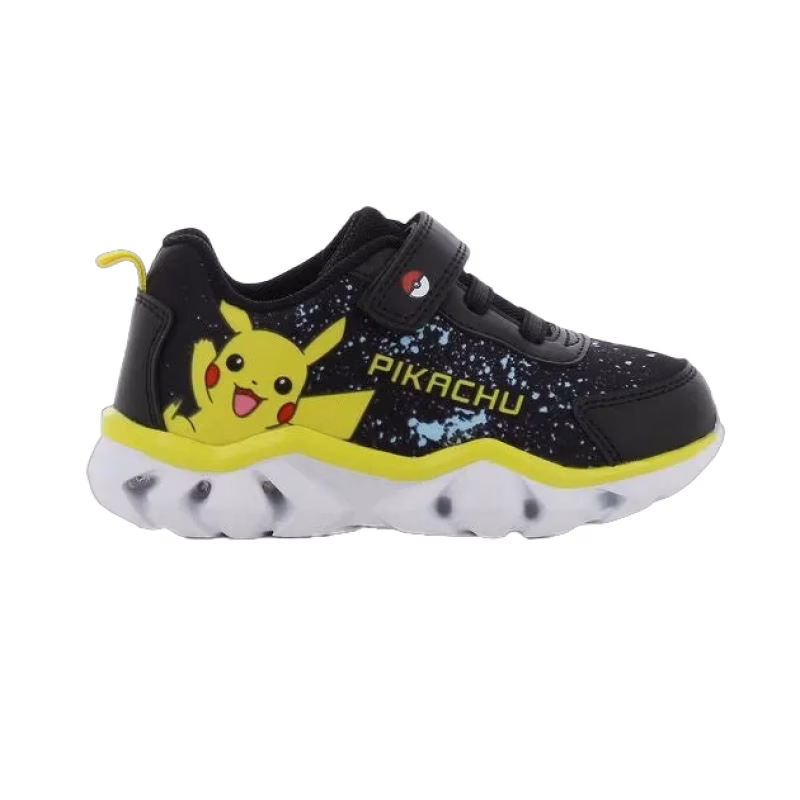 Pokémon Blinkande Sneakers, Black, 25