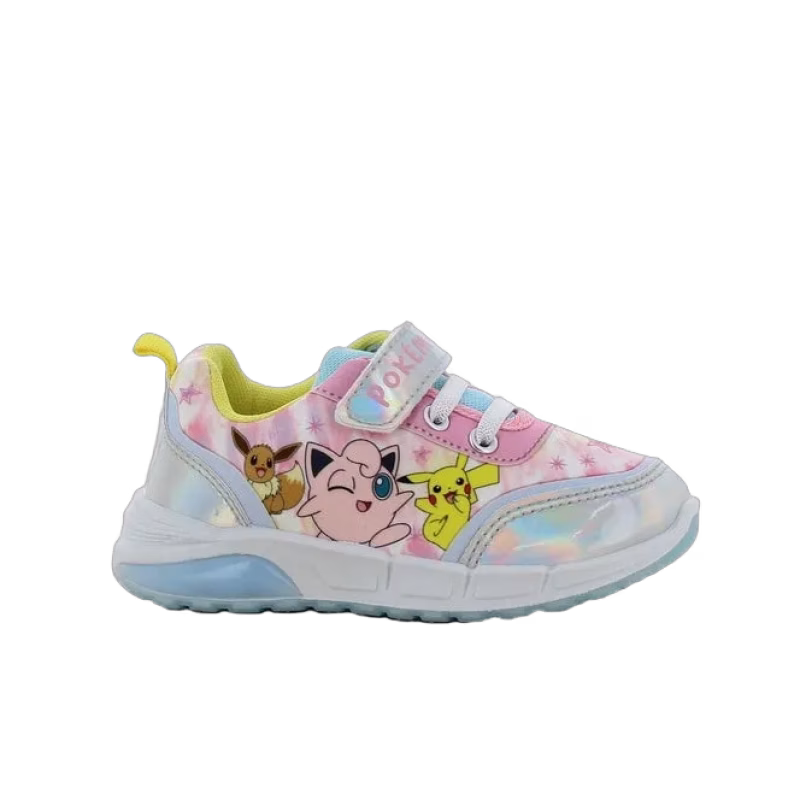 Pokémon Blinkande Sneakers, Multi/White, 26