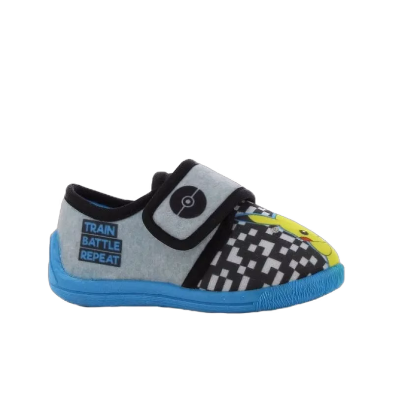 Pokémon Blinkande Tofflor, Grey/Blue, 33