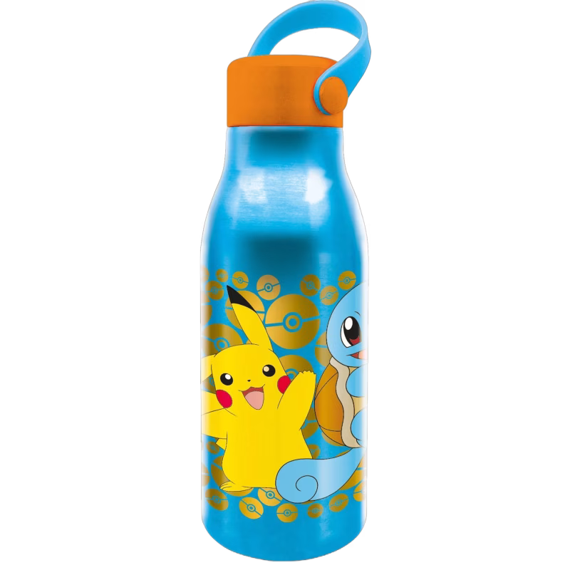 Pokémon Flexi Handle Vattenflaska 760 ml Aliminium, Blue