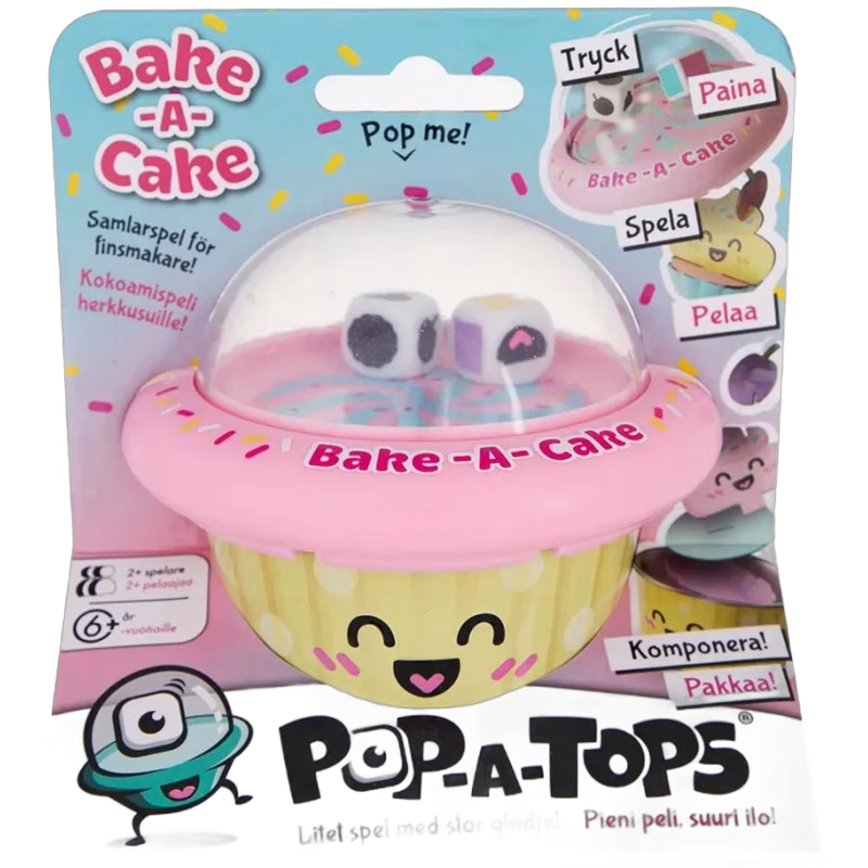 POPATOPS Cupcakes Barnspel, Rosa