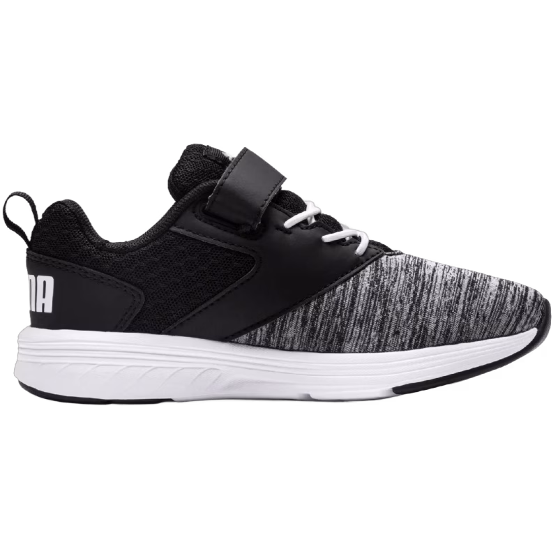 Puma Comet V PS Sneakers, White/Black, 28