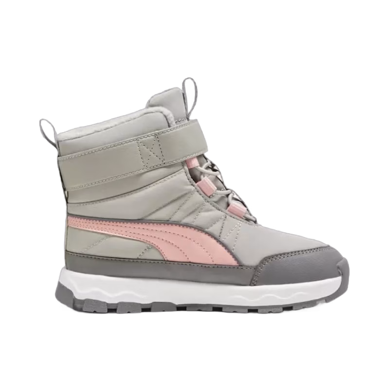 Puma Evolve Puretex AC Inf Vinterkängor, Smokey Gray/Future Pink/White, 29