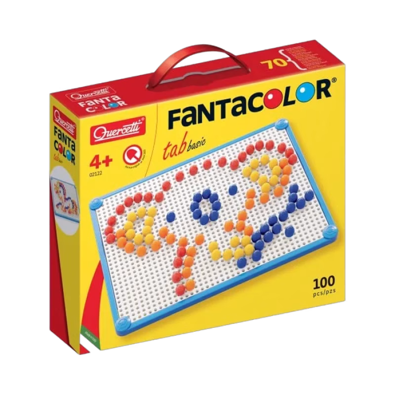 Quercetti Fanta Color Basic 100 peggar (Små)