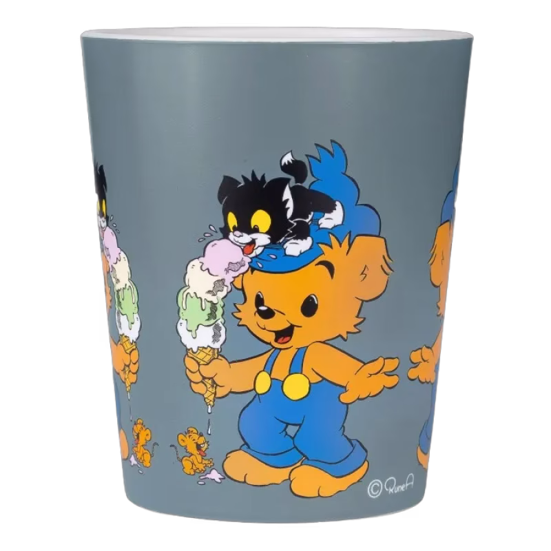 Rätt Start Bamse Tumblermugg Glass (Blå)
