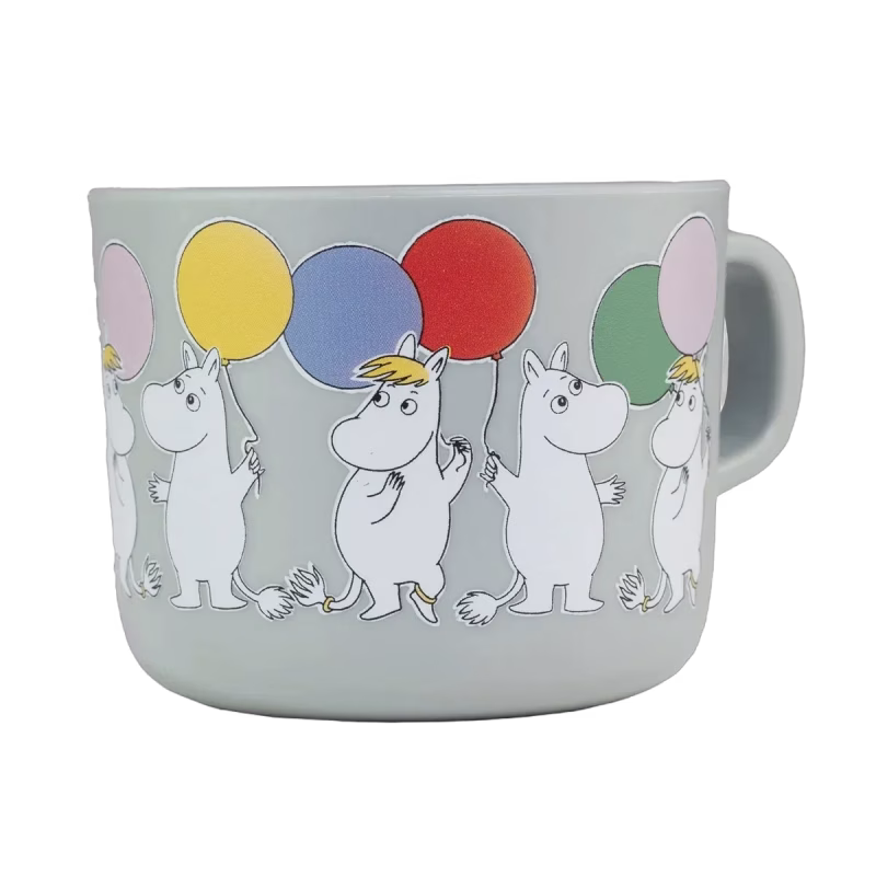 Rätt Start Mugg Med Handtag Mumin Festligheter Ballong