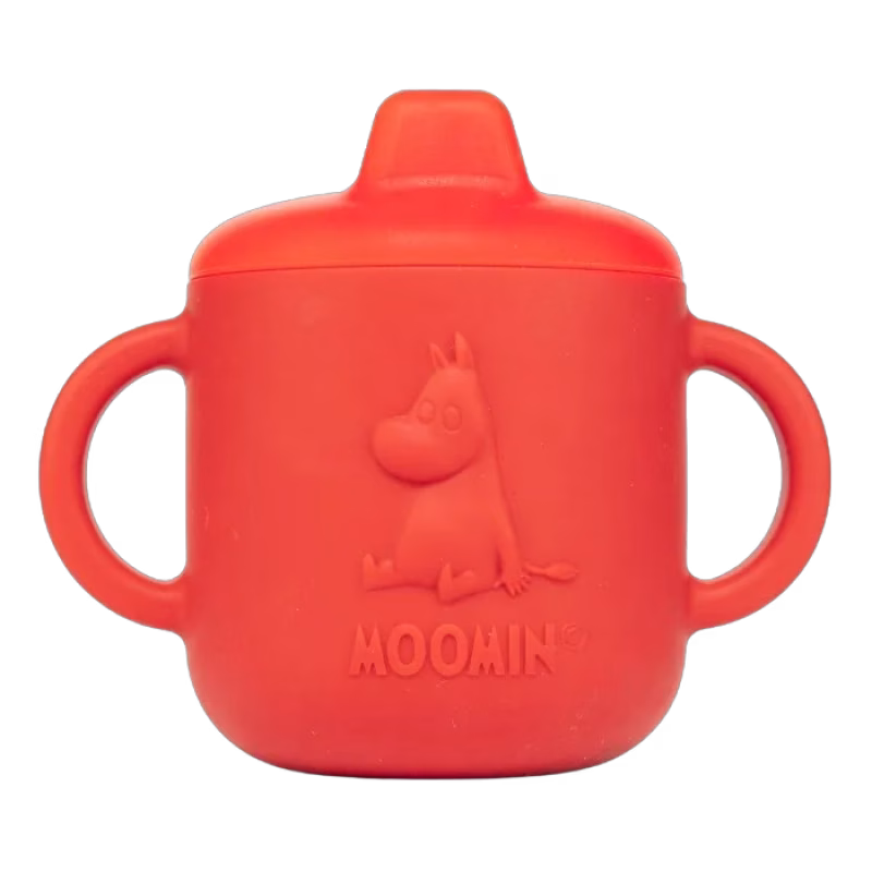 Rätt Start Mumin Pipmugg Silikon (Lingonberry Red)