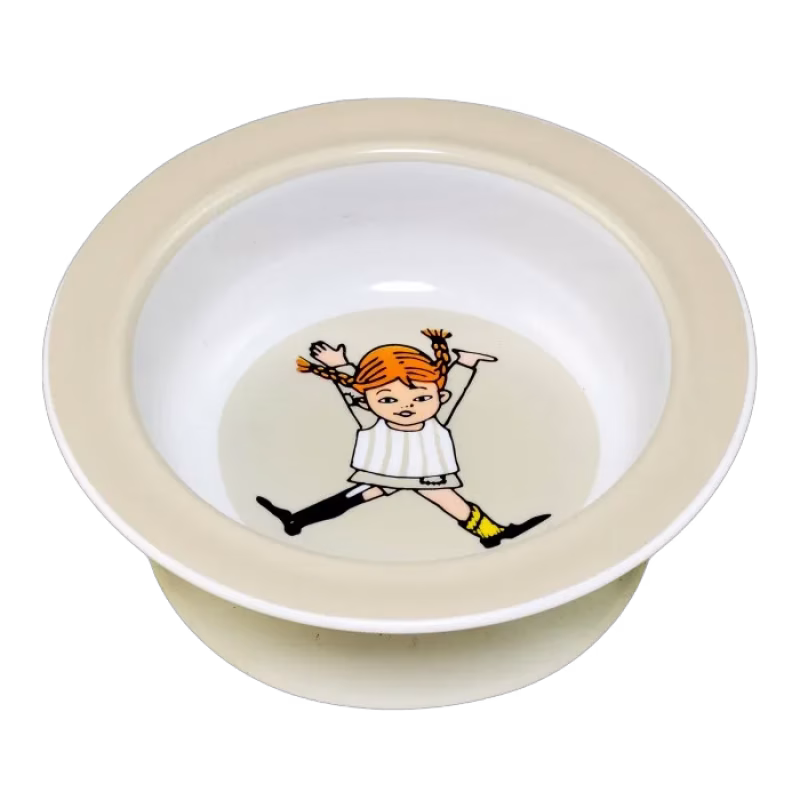 Rätt Start Pippi Långstrump Cirkus Sugkoppstallrik (Beige)