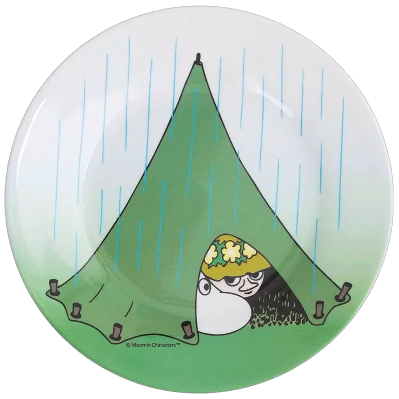 Rätt Start tallrik Mumin "Camping"