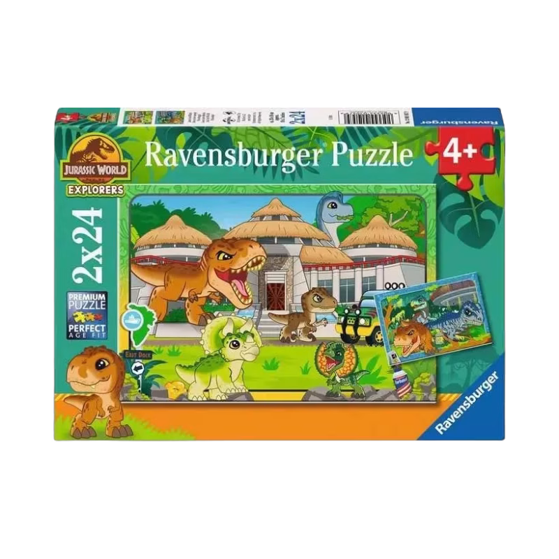 Ravensburger Barnpussel x 2 Jurassic World Explorers