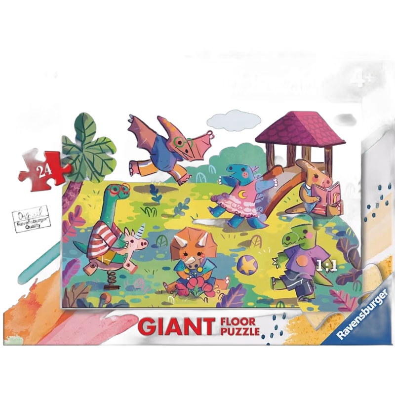 Ravensburger Dinosaurier Stort Golvpussel 24 Bitar
