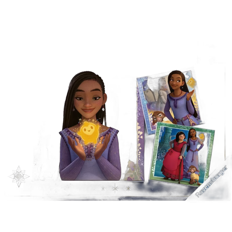 Ravensburger Disney Wish Pussel 3x49 Bitar
