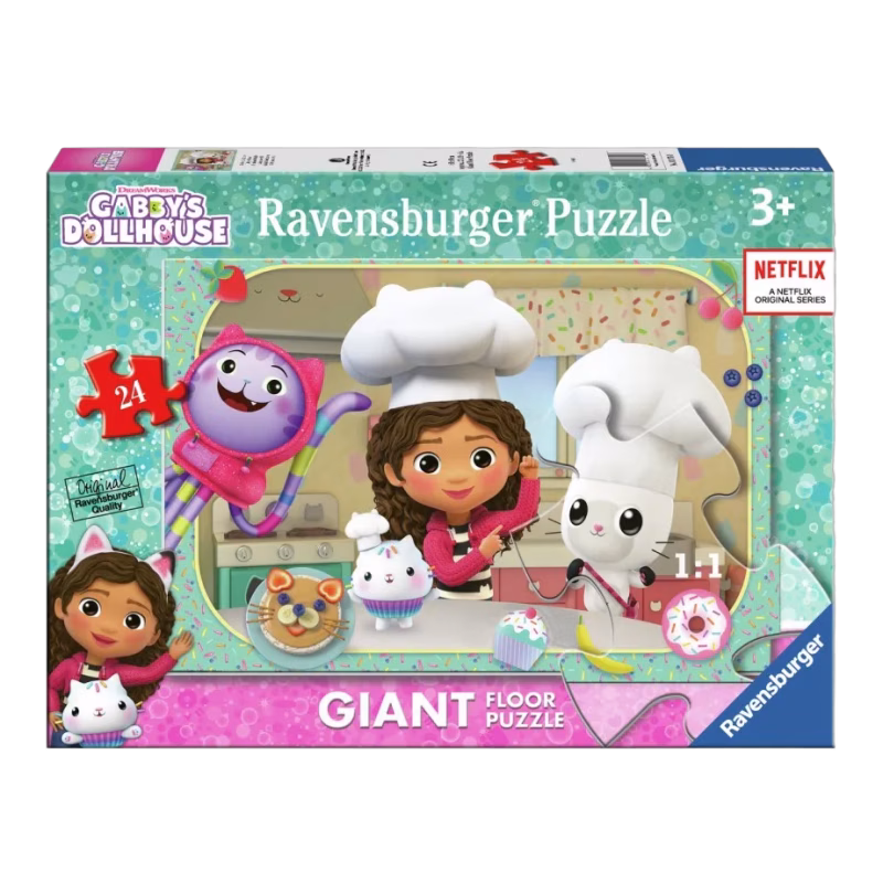 Ravensburger Gabby's Dollhouse Stort golvpussel (24-bitar)