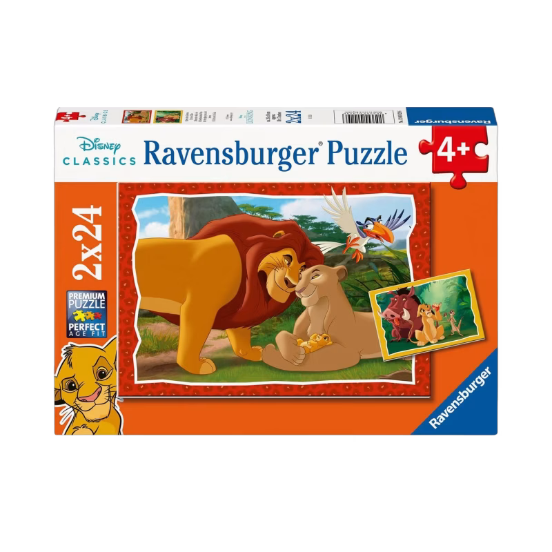 Ravensburger Lejonkungen Pussel 2x24 Bitar