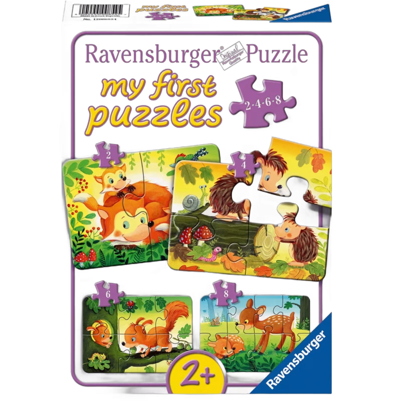 Ravensburger My First Puzzles Forest Animal Fun Pussel 4-i-1