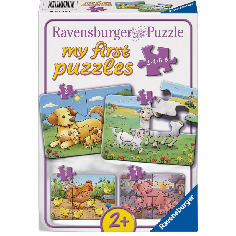 Ravensburger My First Puzzles Pussel Bondgårdsdjur 4-i-1