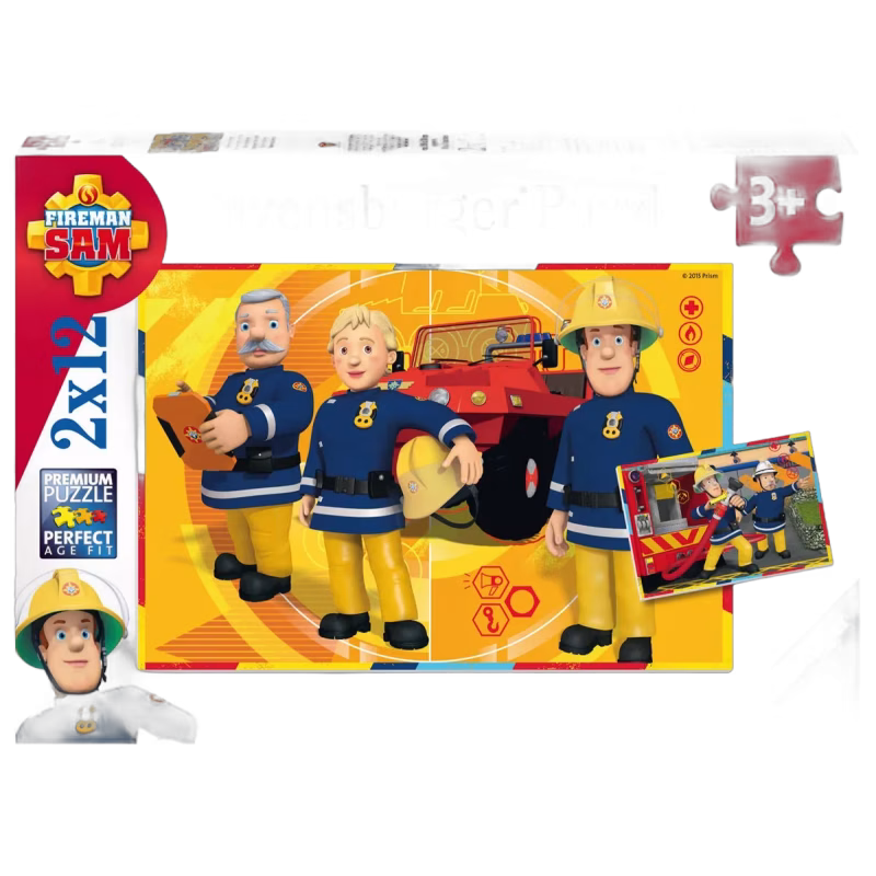 Ravensburger Pussel Brandman Sam 2x12 Bitar