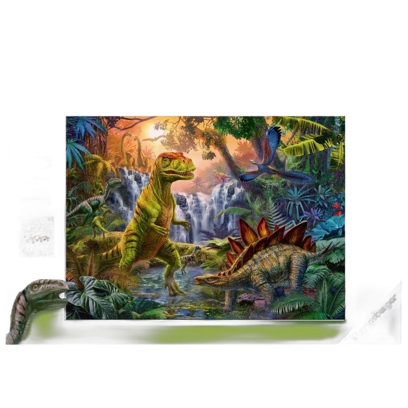 Ravensburger Pussel Dinosaurieoas 100 Bitar
