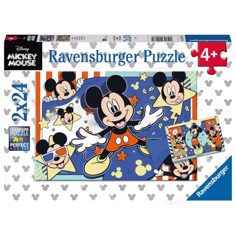 Ravensburger Pussel Disney Musse Pigg 2x24 Bitar