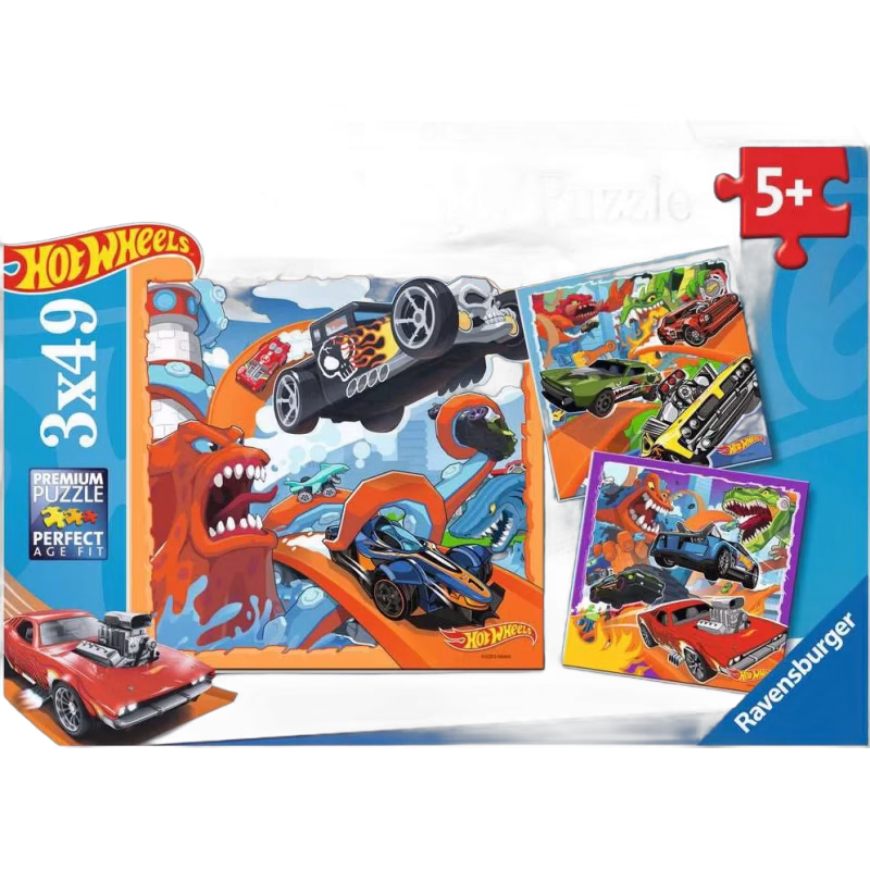Ravensburger Pussel Hot Wheels 3x49 Bitar