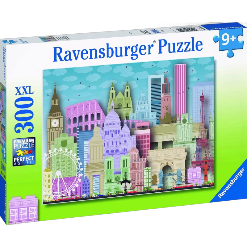 Ravensburger Pussel Karta Över Europa 300 Bitar
