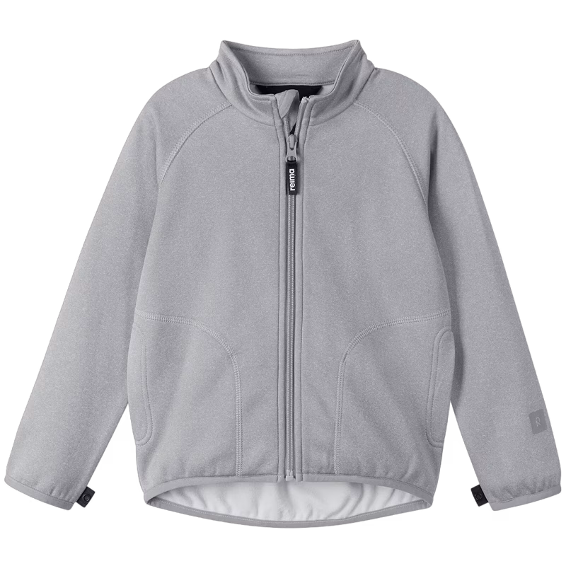 Reima Kaffella Fleecejacka, Grey Melange, 134
