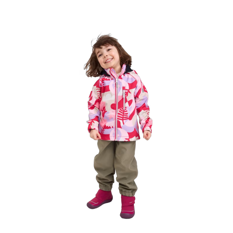 Reima Vantti Softshelljacka Mönstrad, Bright Berry, 80