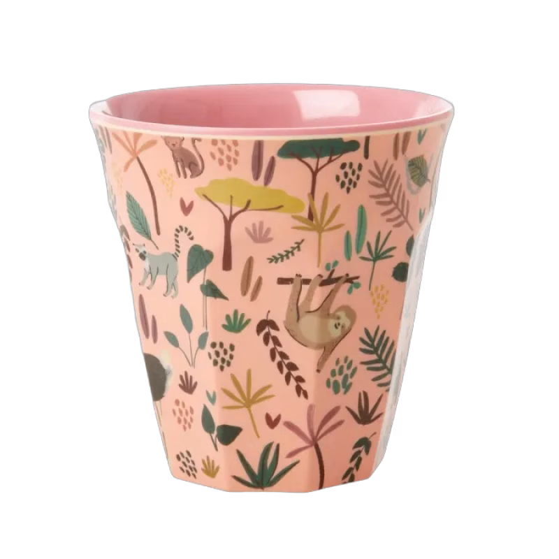 Rice Mugg Melamin M Djungel (Rosa)