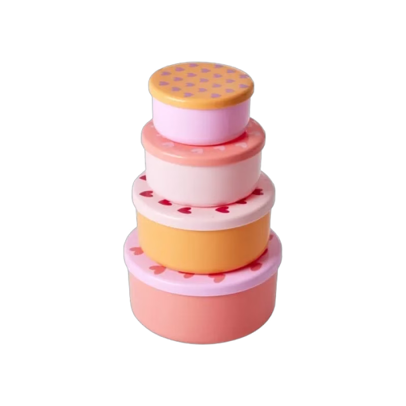 Rice Plastburkar 4-pack (Hearts)