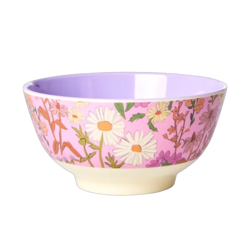 Rice Skål Melamin M (Daisy Dearest)